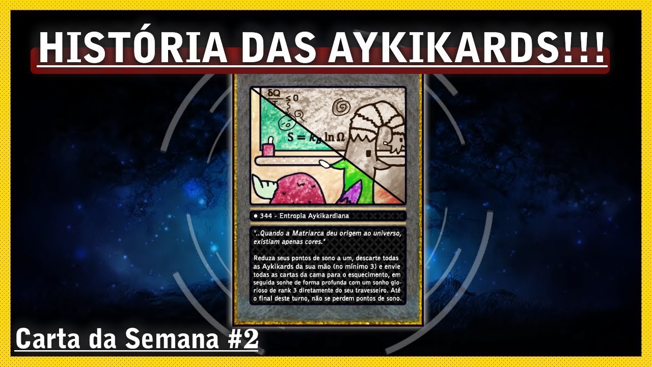 História das Aykikards! - Linha do Tempo - Carta da Semana #2 | Jogo de Cartas | GUERRA DAS CORES
