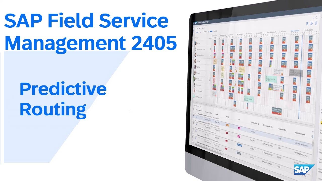 Predictive Routing in SAP Field Service Management 2405 | Demo