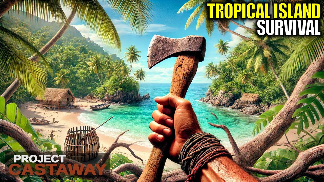 Deserted Island Survival Game | Project Castaway Gameplay | Part 1