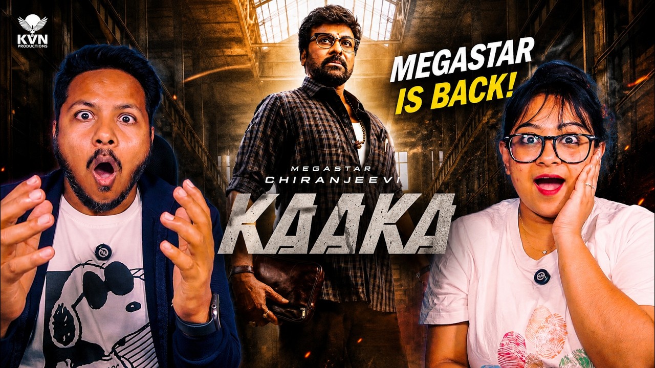 KAAKA Title Glimpse REACTION 🔥 Megastar Chiranjeevi Mass Look! | Bobby Kolli | Thaman S | KVN