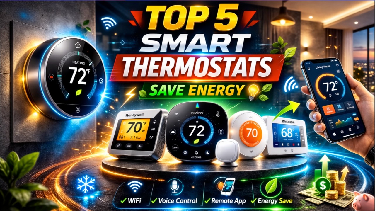 Top 5 Smart Thermostats 2026 | Save Energy & Control Your Home