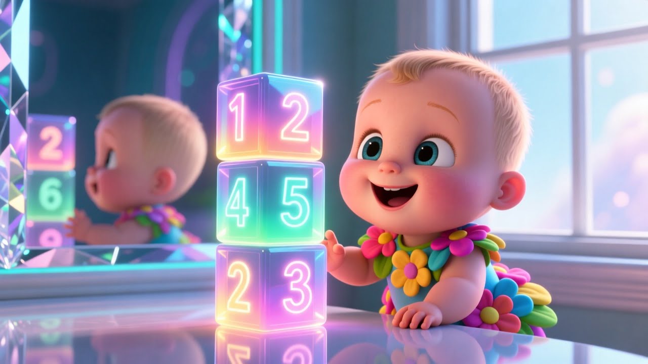 Волшебные цифры для малышей ✨🔢 | Учим песенку для детей о счете | Веселое приключение с числами