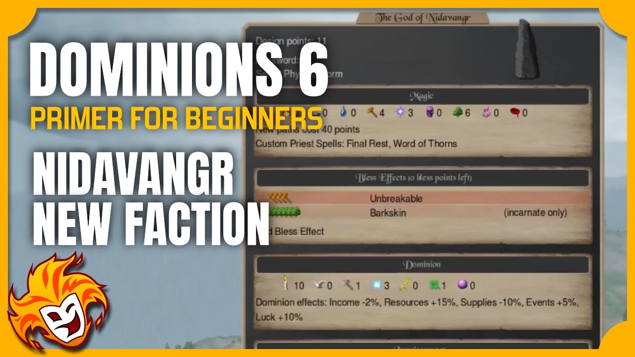 DOMINIONS 6 ~ Primer for New Players Pt 1 ~ The NEW Nidavangr Clans