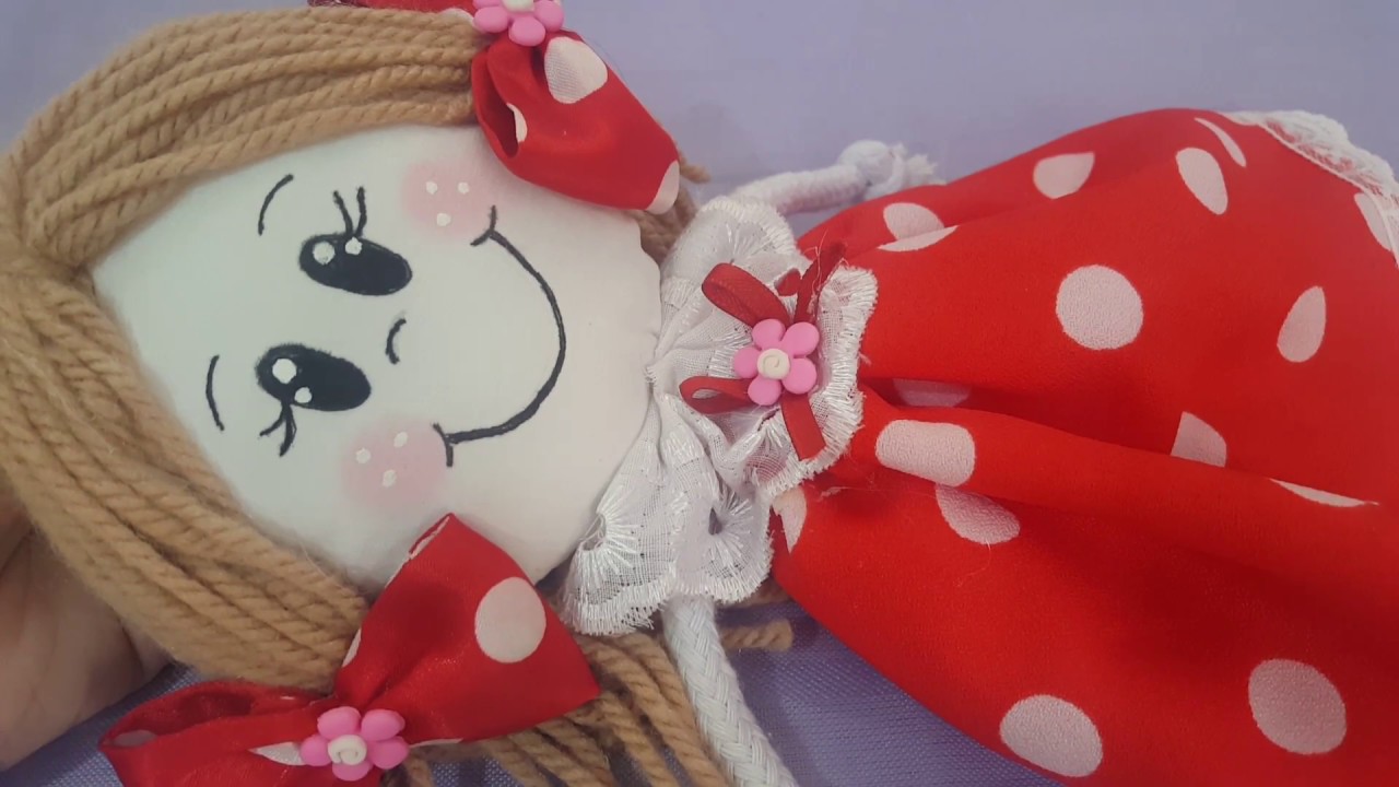 Como fazer Boneca de pano, para decoração feita com barbante *Atesanato* com Cris Pinheiro