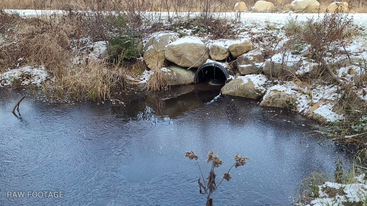 The Moment A Big Blast Shattered The Ice (Raw Footage)