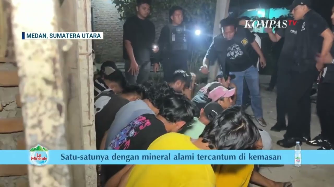 Satbrimob Sumut Gerebek Sarang Narkoba dan Judi di Jermal Medan, 41 Orang Ditangkap | BERUT