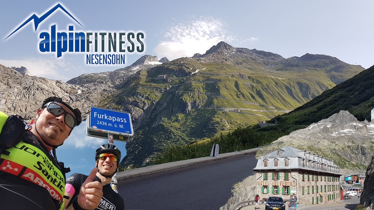 Rennradtour Furkapass 2436m - Wallis, Schweiz