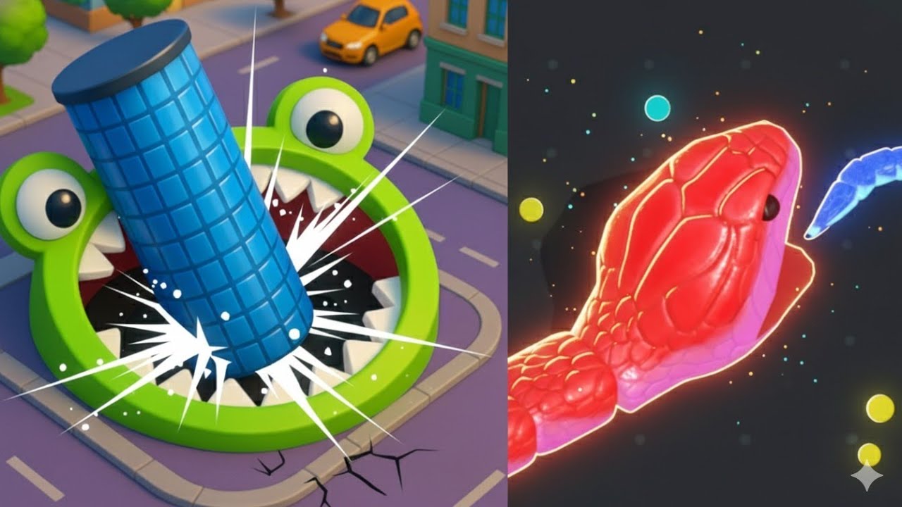 ⚔️ Hole.io VS Snake Clash – MAX LEVEL Battle Gets INSANE! (Android/iOS)