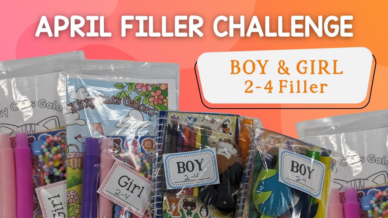 April Filler Challenge 2-4 Filler - Operation Christmas Child