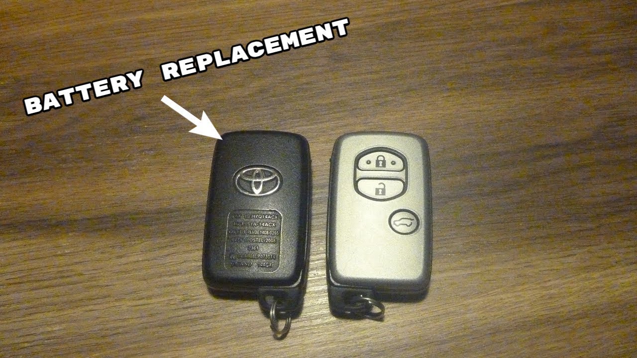 Toyota Prado Key Fob Battery Replacement