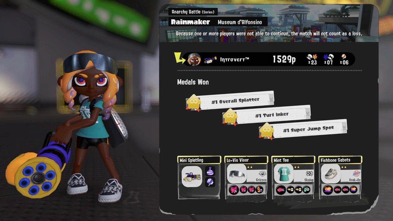 Splatoon 3 - Anarchy Battle #103 (Rainmaker)