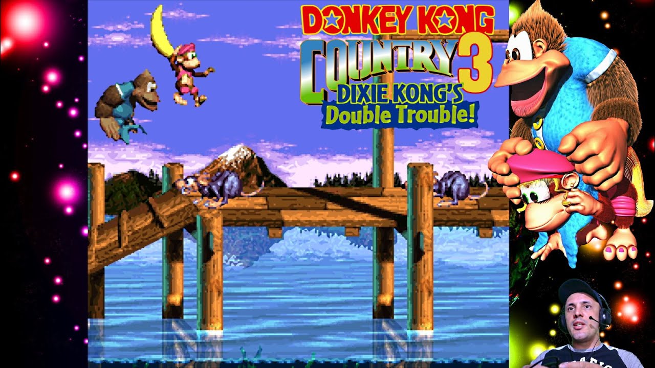 Donkey Kong Country 3 MODIFICADO (God Mod) Vídeo em resolução UHD 4K
