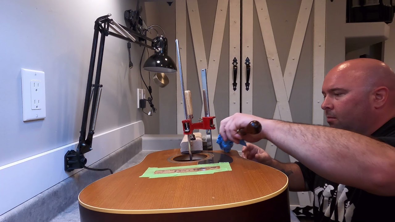 ACOUSTIC GUITAR BELLY BULGE REPAIR