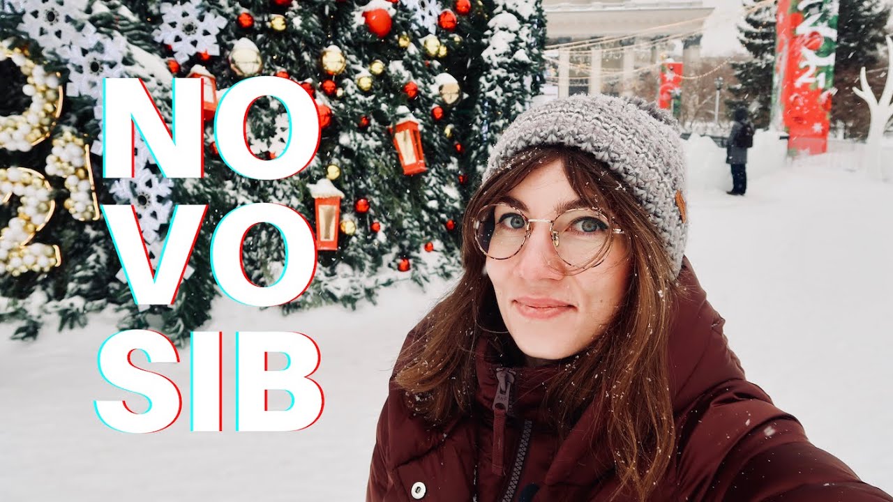 НОВОСИБИРСК ЗИМОЙ. Влог на медленном русском из центра Сибири. Изучение русского через контент. РКИ