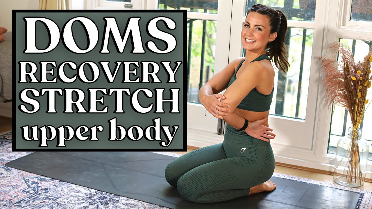 DOMS active recovery upper body | POST WORKOUT Stretch 💪🏽 WELL WITH HELS