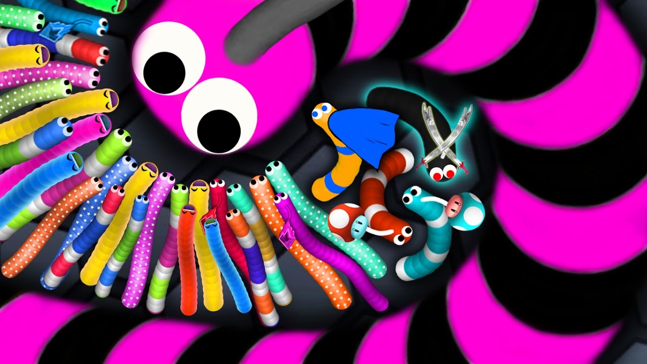 Slither.io - 1 HACKER vs. 800 SNAKES! // Epic Slitherio Gameplay! (Slitherio Funny Moments)