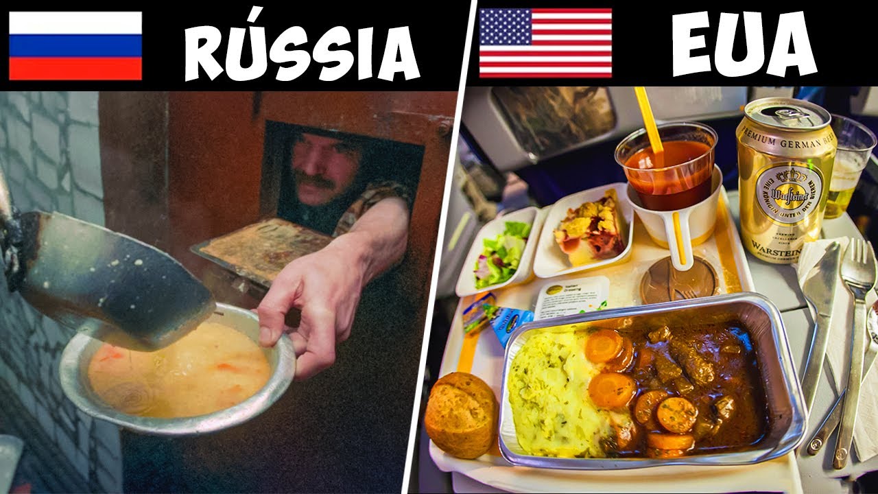 ASSIM &Eacute; COMIDA DE PRIS&Atilde;O EM PA&Iacute;SES DIFERENTES