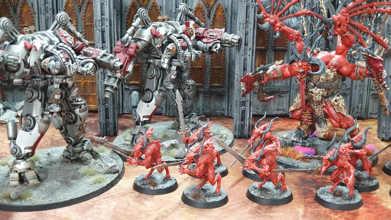 Greyknights vs Daemons, Warhammer 40k battle report