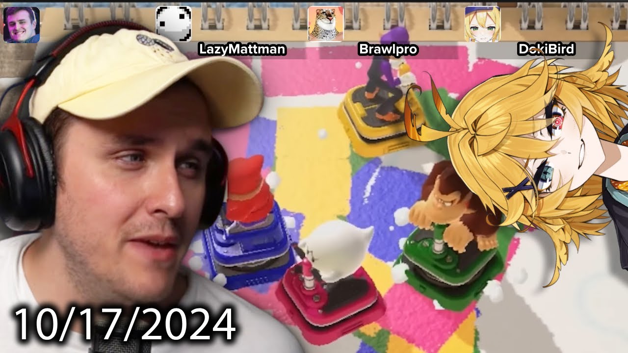Coney Plays Mario Party Jamboree With DokiBird, Brawlpro, and LazyMattman (10/17/24)