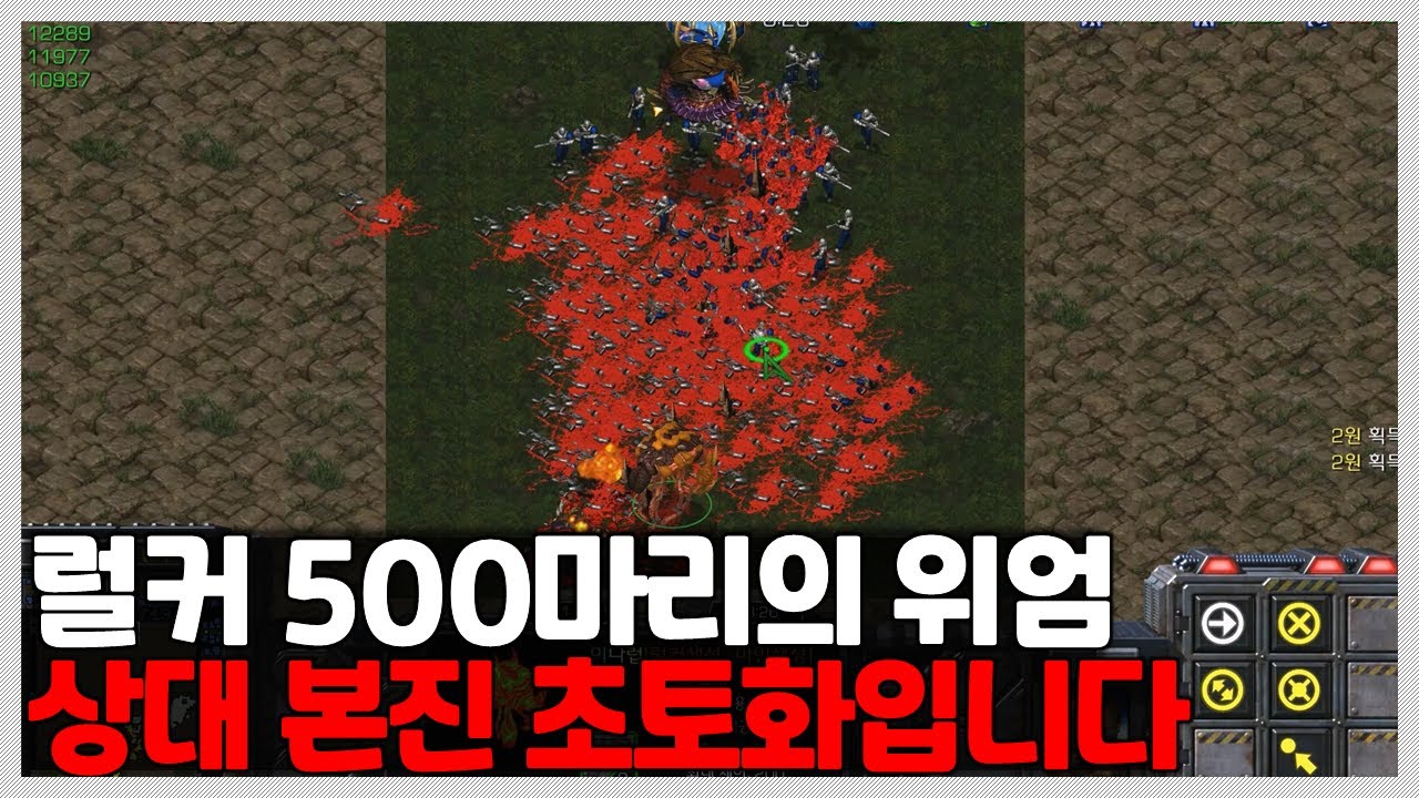 럴커 500마리 입니다! 상대 본진은 초토화!｜러블리즈 블러드