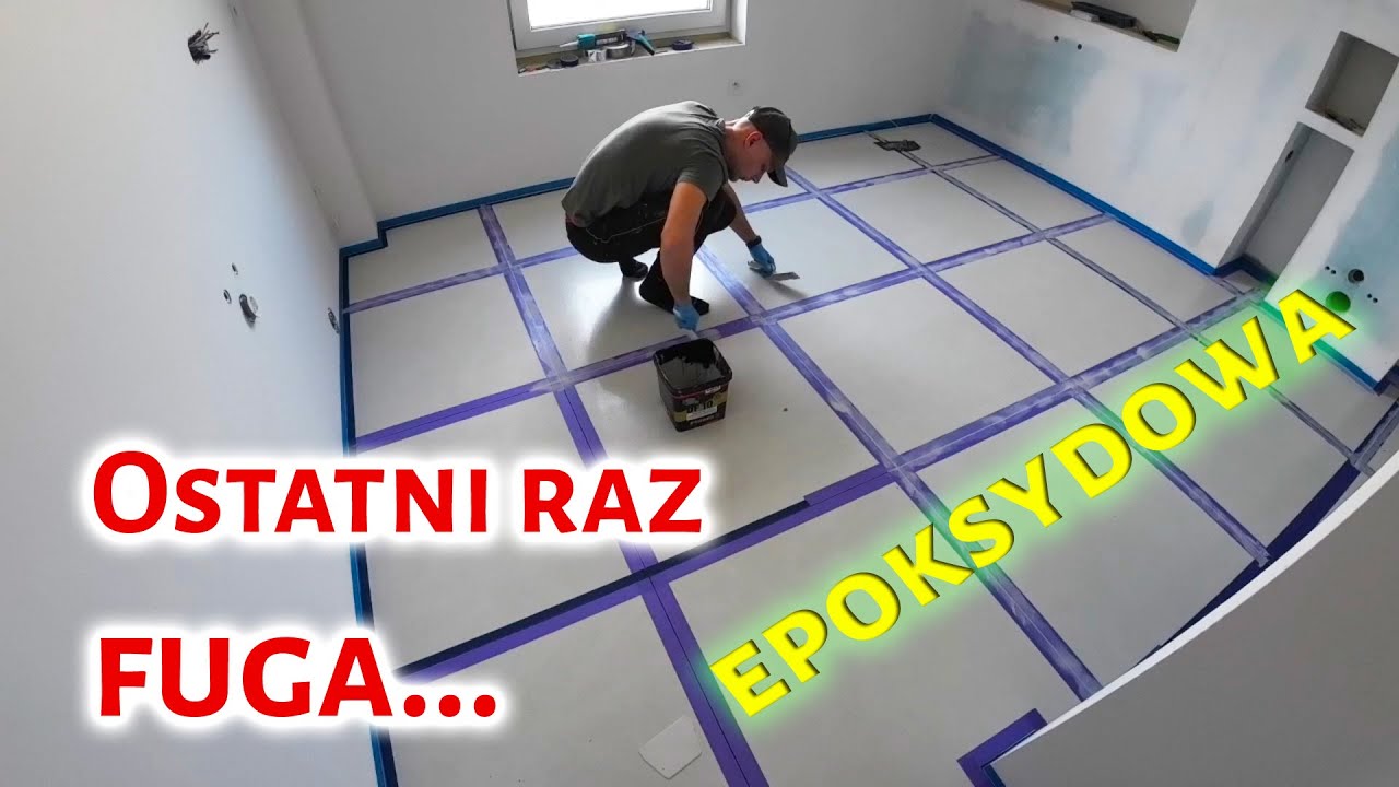 #98 Fuga epoksydowa - MASAKRA - łazienka cz.5 #budowadomu #łazienka