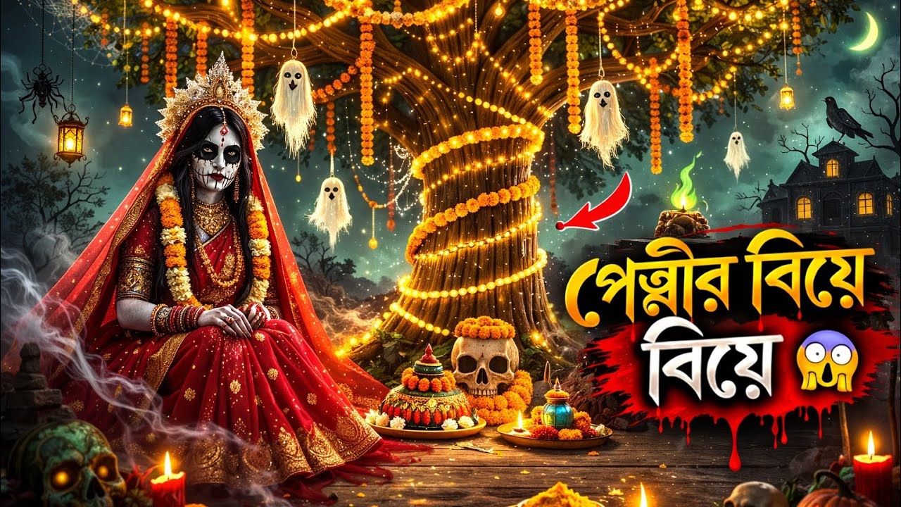 #পেত্নীর বিয়ে। Petnir biye #বাংলা কার্টুন ❤️