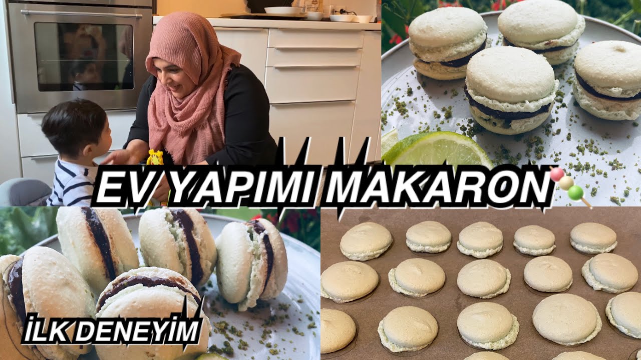 İLK MAKARON DENEYİMİ🍭/ NASİL OLDU?😃 -SOHBETLİ TARİFLER