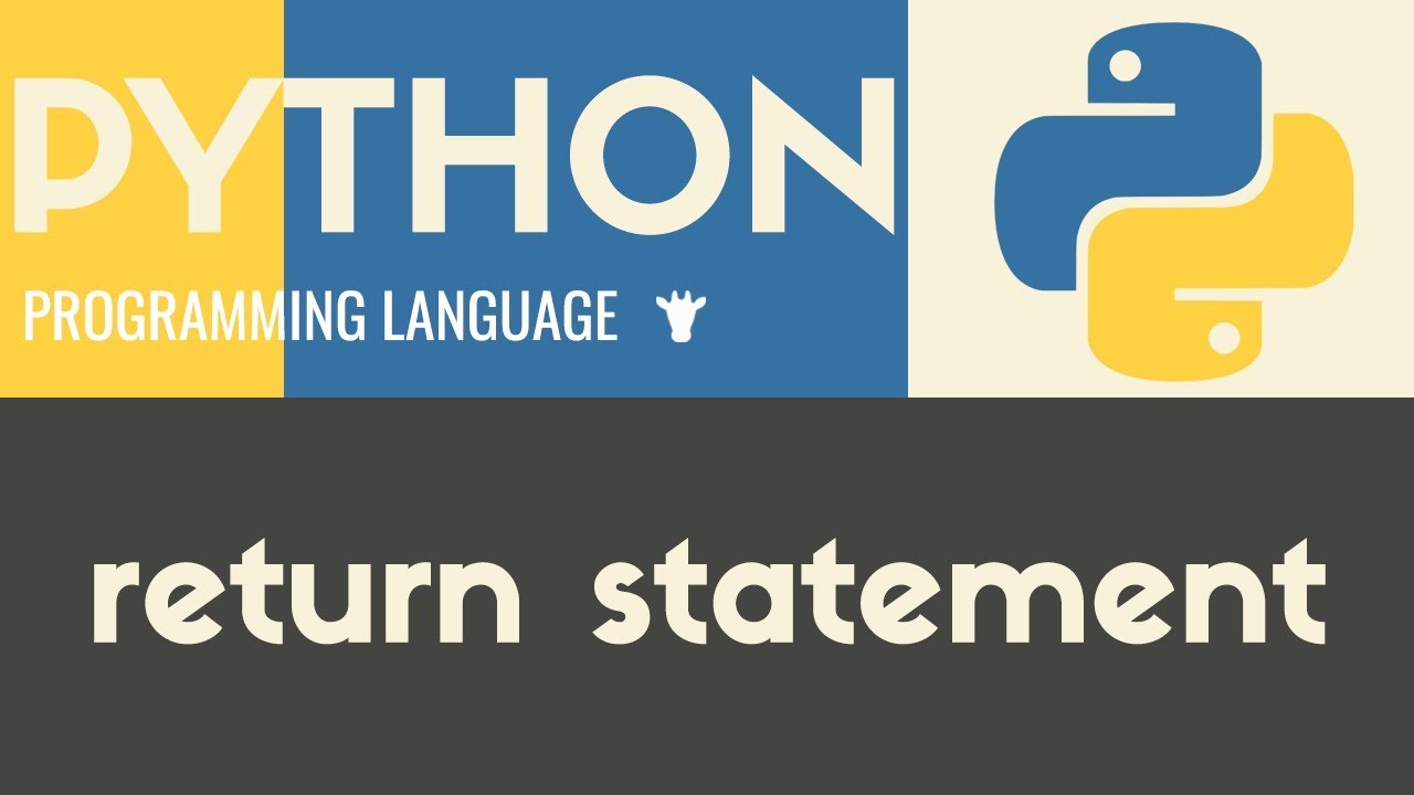 Оператор возврата | Python | Учебник 15