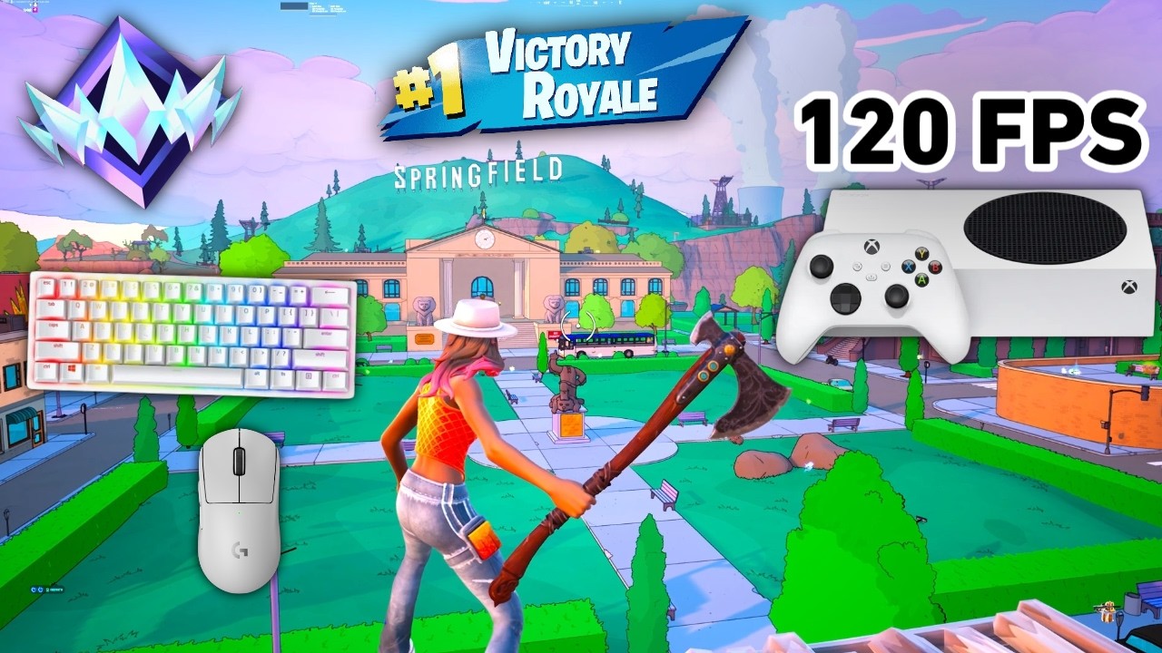 Fortnite Unreal Ranked Reload On Xbox Series S | Keyboard & Mouse Gameplay | 120 FPS | 4K