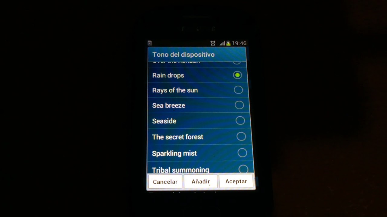 Samsung galaxy fame - Ringtones