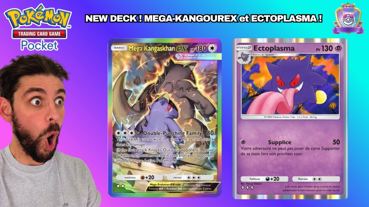 NEW DECK ! BLOQUE L'ADVERSAIRE avec MEGA-KANGOUREX et ECTOPLASMA ! Pokémon TCG POCKET