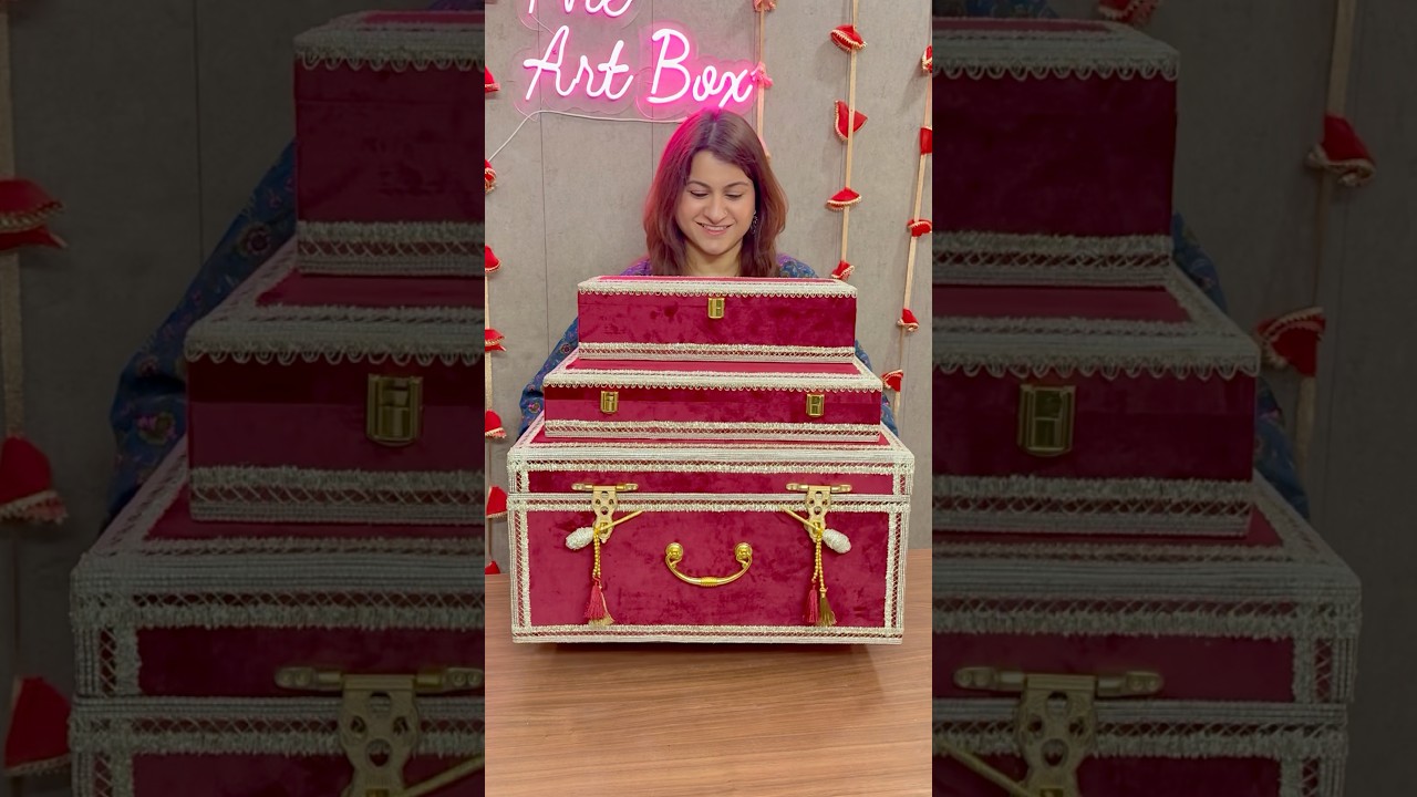 Bridal Trousseau Set in a budget !! #bridetobe #unboxing #indianwedding #viralshorts