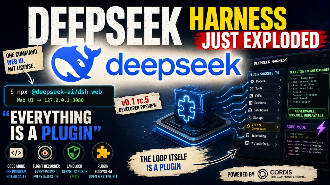 DeepSeek Harness Just Exploded &mdash; What 