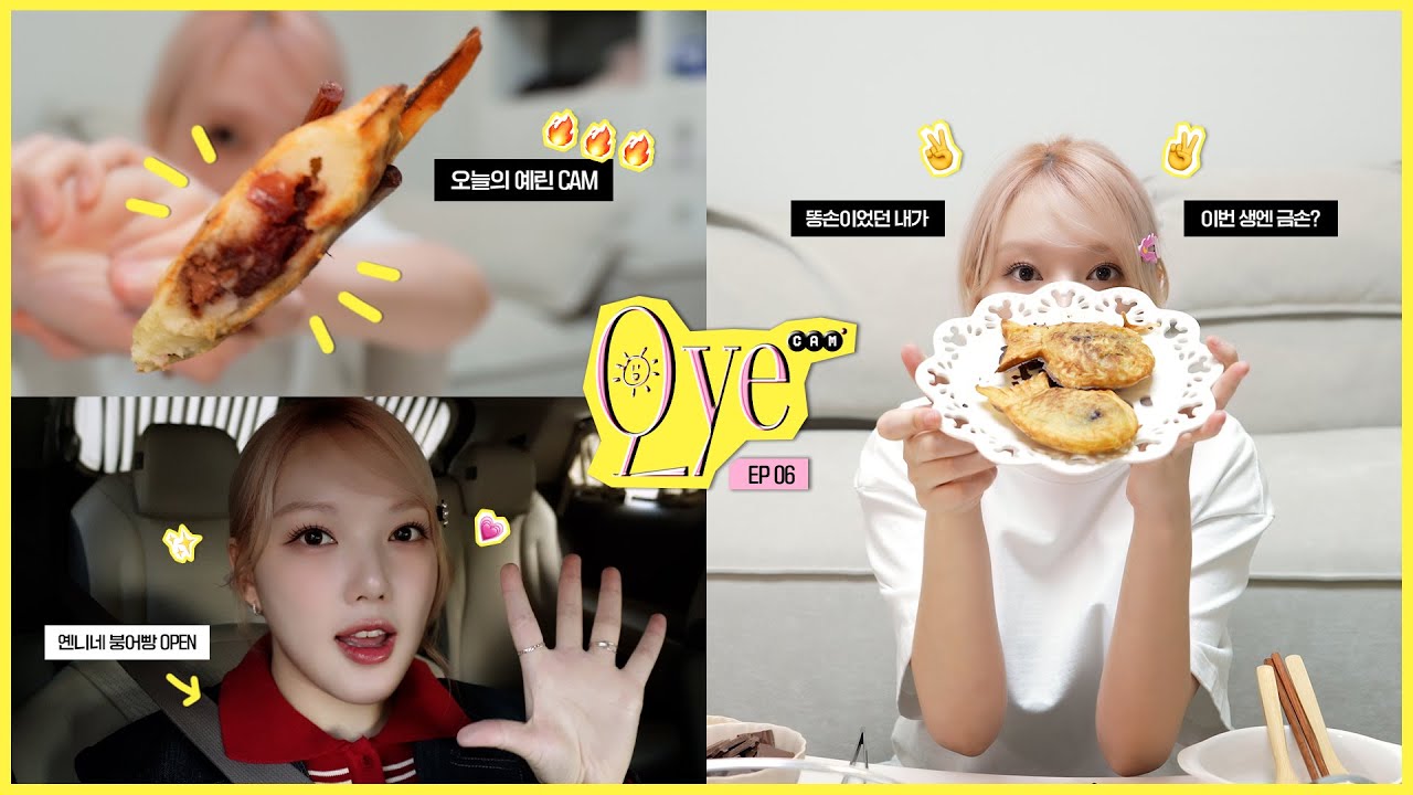 [SUB] 🐥 : 여러분 이렇게 팔면 먹을래요? 🐟🔥예린의 옌망진창 붕어빵 만들기🫠│오늘의 예린 CAM