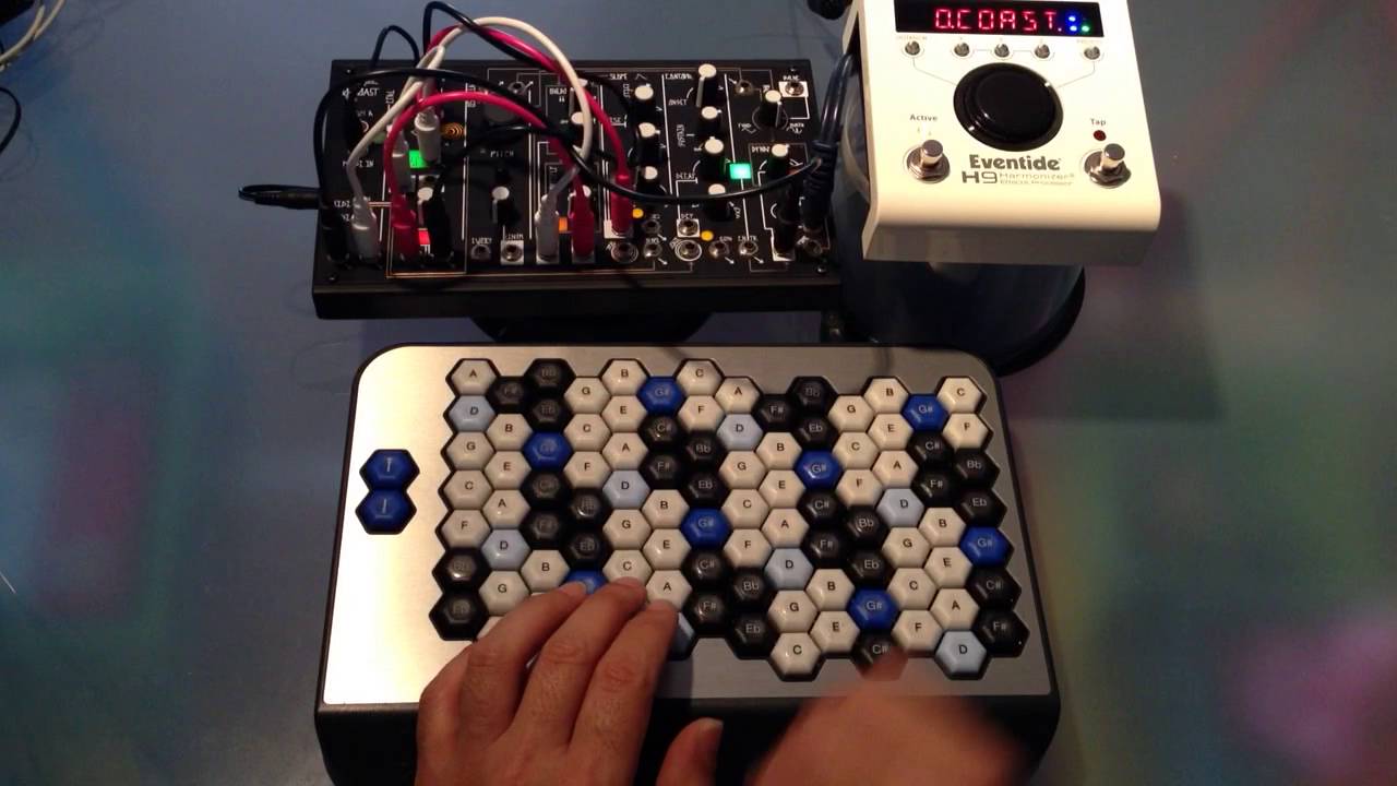 Square LFO + velocity