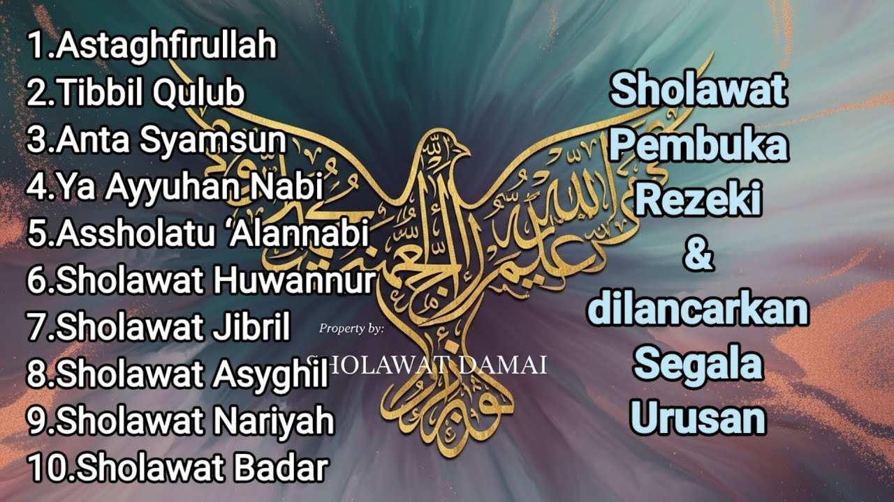 Sholawat Penarik Rezeki dan Keberkahan Usaha | Dzikir Ikhtiar dengan Hati Tenang