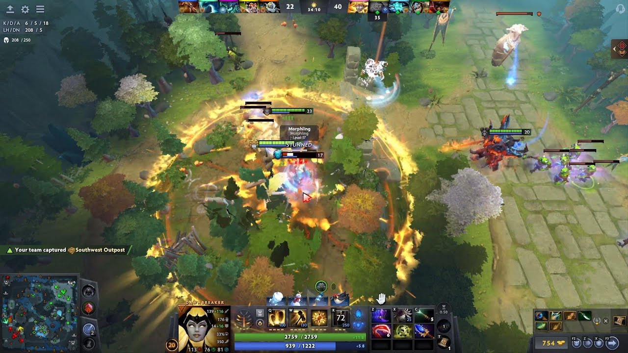 DawnBreaker and Global Ganks - NO Break for Morph