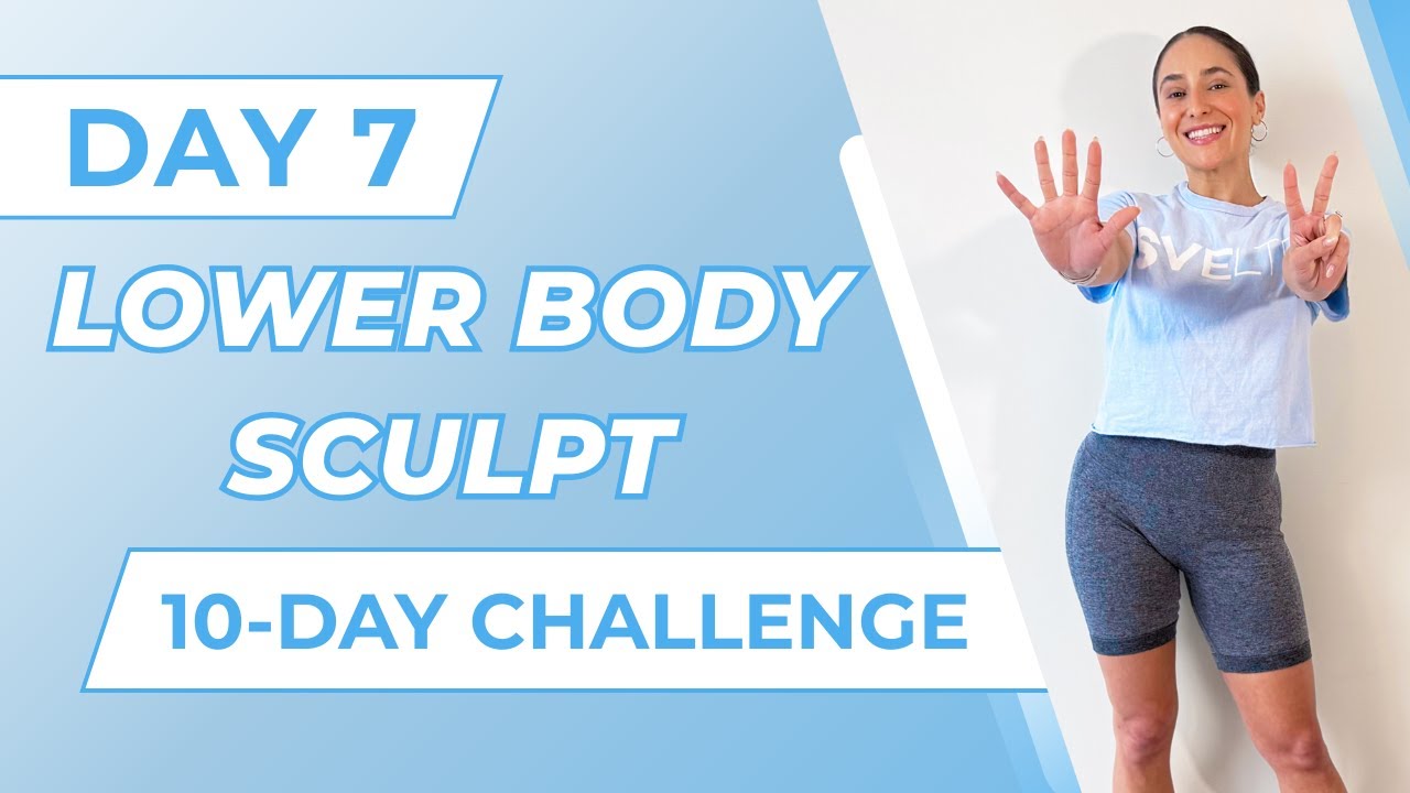 Сжигание ягодиц | День 7: 10-дневный челлендж по формированию нижней части тела | Тренировка с ни...