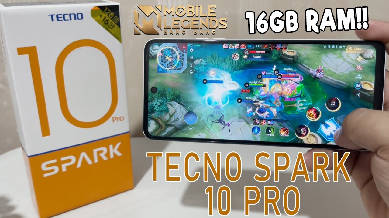 Mobile Legends: Bang Bang Gameplay on TECNO SPARK 10 PRO (16GB RAM!!) 90Hz | (ULTRA GRAPHICS & FPS?)