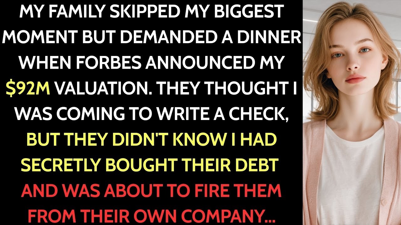 My Family Skipped My Biggest Moment  But When My $92M Valuation Hit Forbes, Dad Texted