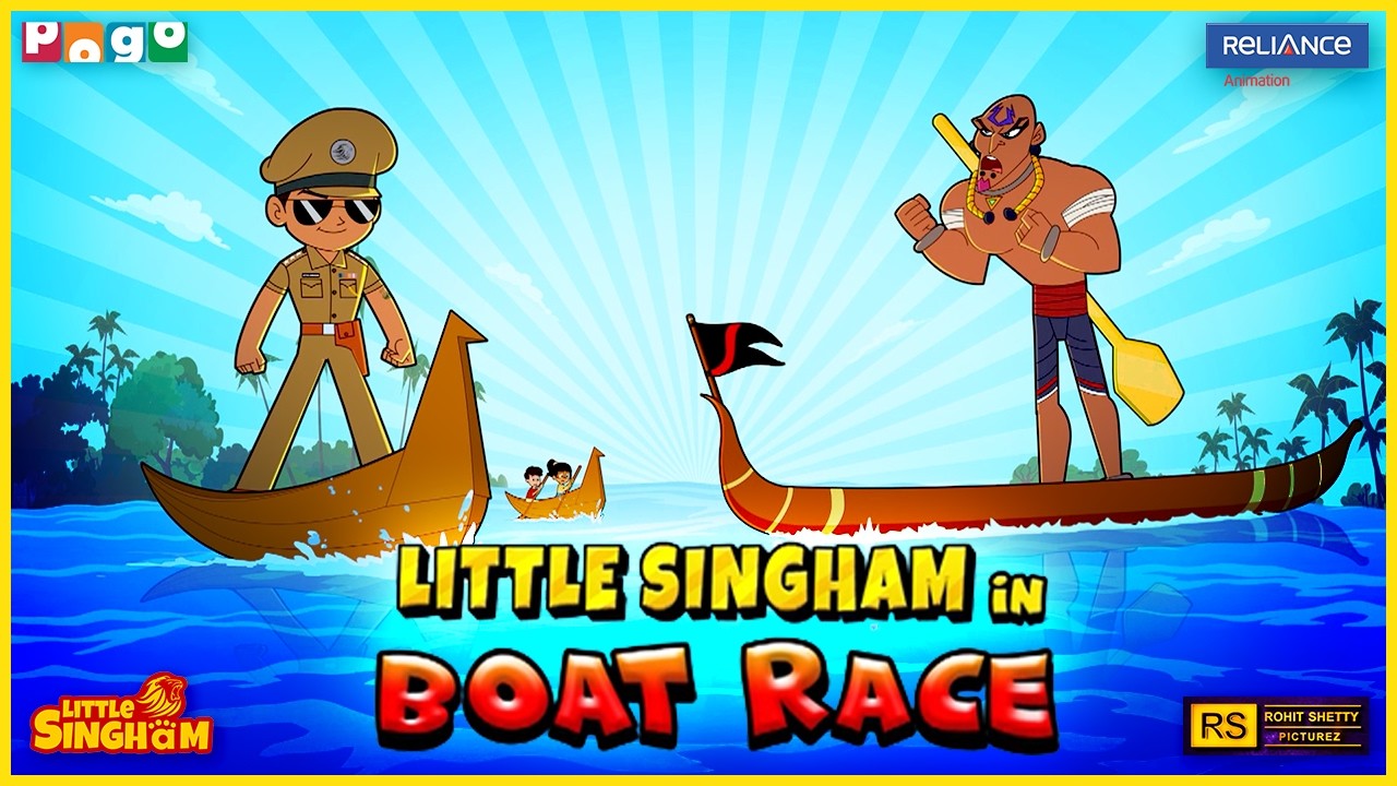 Little Singham | Kerala Boat Race 🛶 | Magical Oar Adventure! 🔥