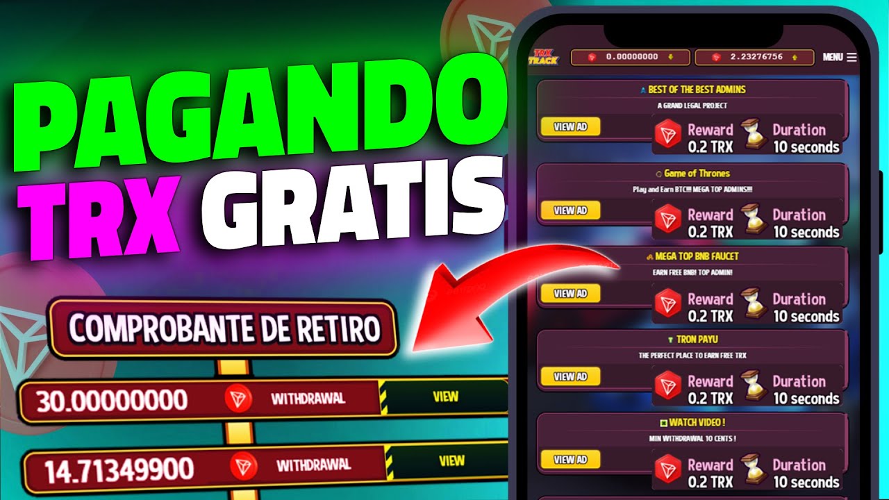 🎯 C&oacute;mo GANAR TRON GRATIS 2026 💸 TRX TRACK PROBADO!