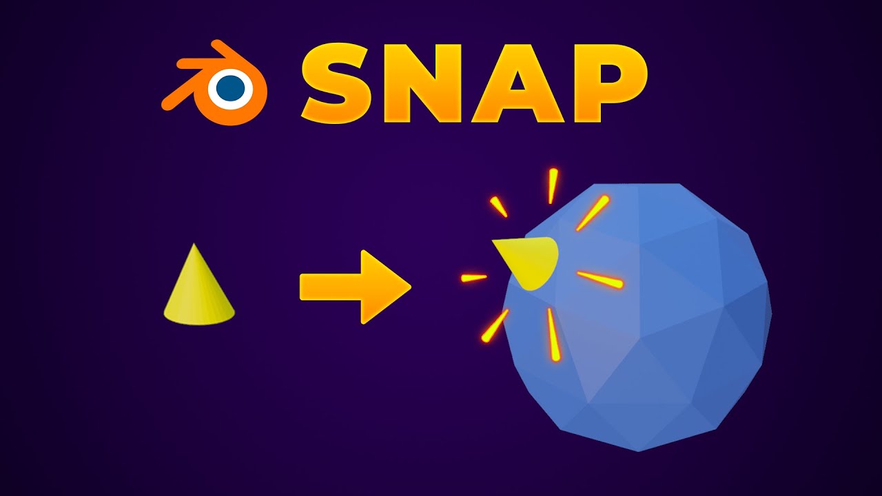 🧲 ALINEAR y PEGAR Objetos en Blender