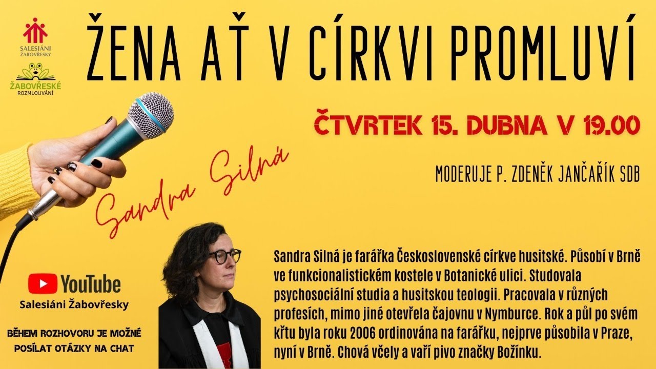 Žena ať v církvi promluví - Žabovřeské rozmlouvání