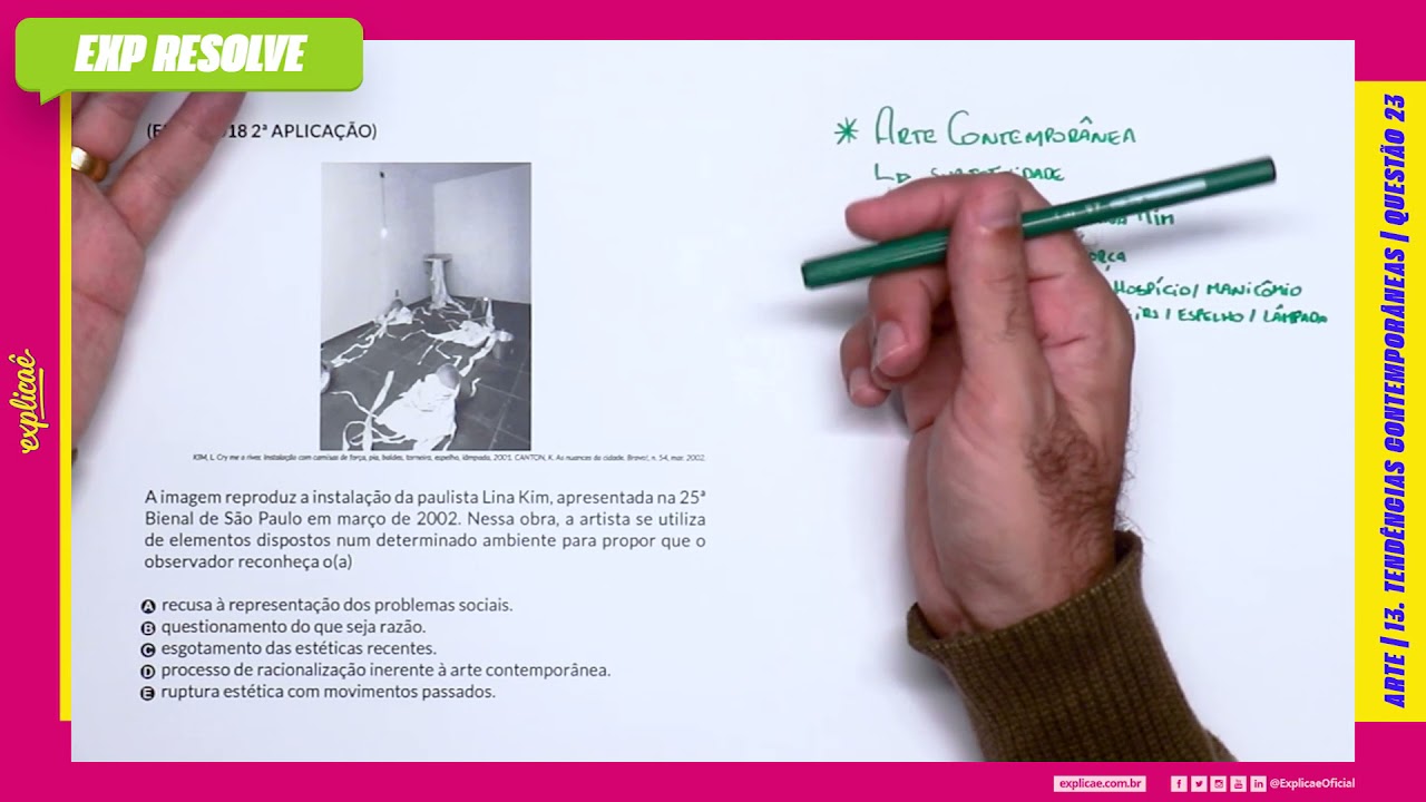 A IMAGEM REPRODUZ A INSTALAÇÃO DA PAULISTA LINA KIM, APRESENTADA(...) |  TENDÊNCIAS CONTEMPORÂNEAS