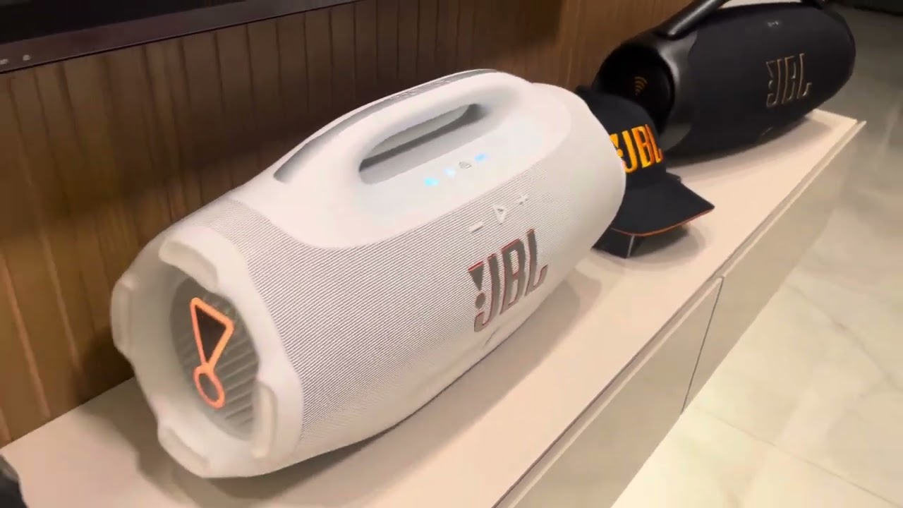 JBL Flip 7 vs Xtreme 4 vs Boombox 4 conectadas ao protocolo Auracast 