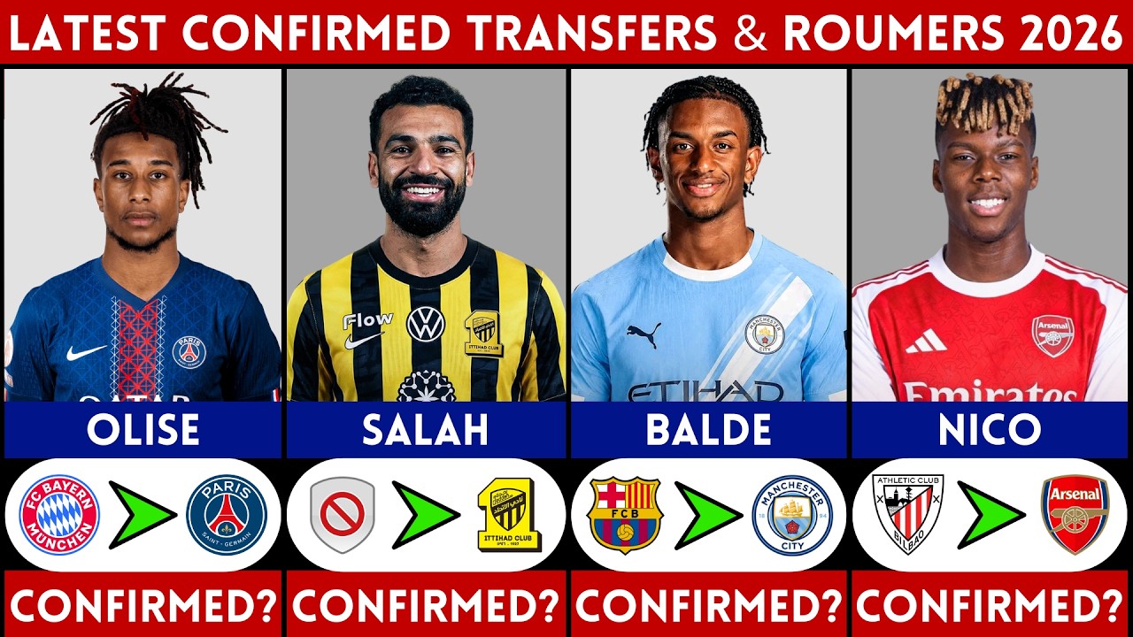 🚨 LATEST CONFIRMED TRANSFER NEWS AND RUMOURS - SUMMER 2026 | SALAH, OLISE, BALDE, NICO..........