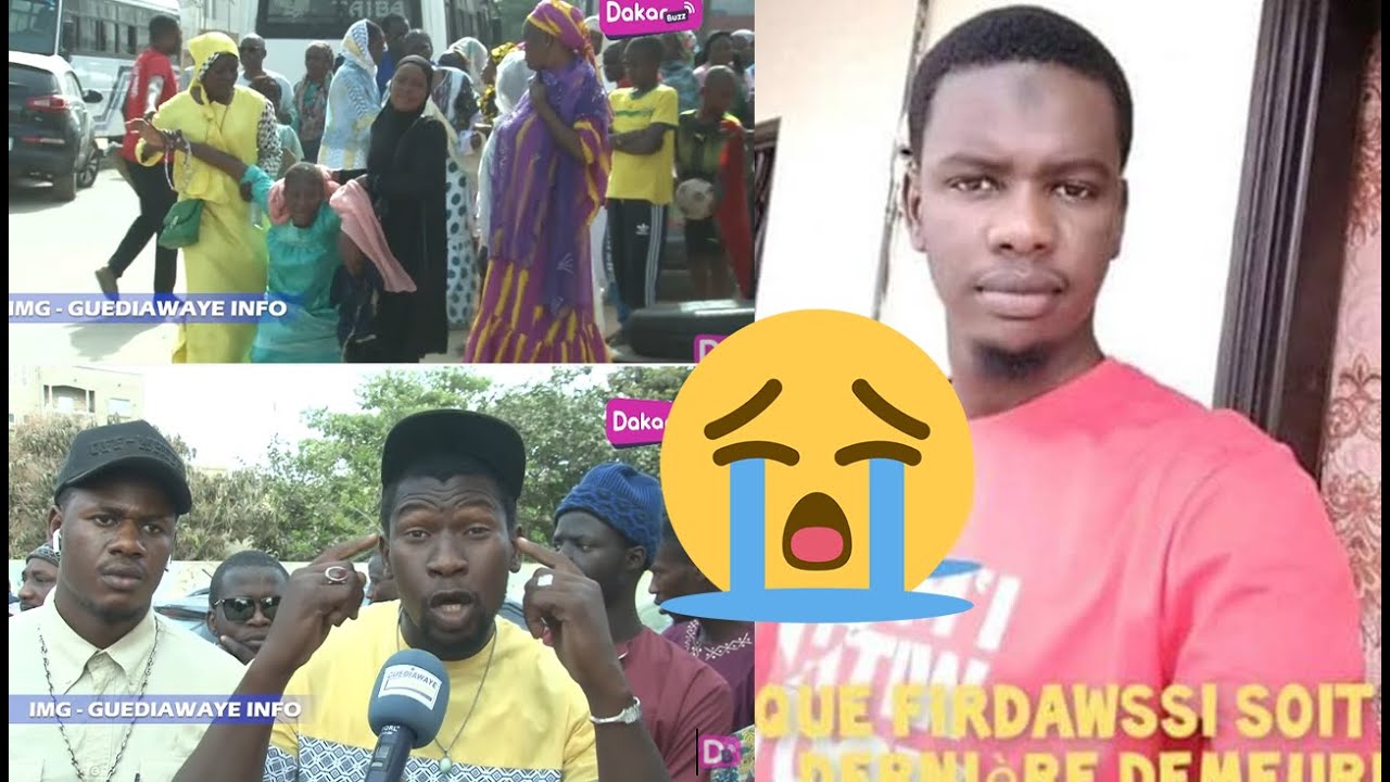 VDN 3 Corniche Guédiawaye:  Omar Diop agressé et tué, Ses proches sous le choc, font d’émouvants