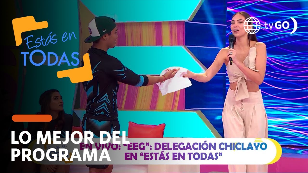 Estás en Todas: Natalie bailó marinera con un guerrero de la delegación de Chiclayo (HOY)
