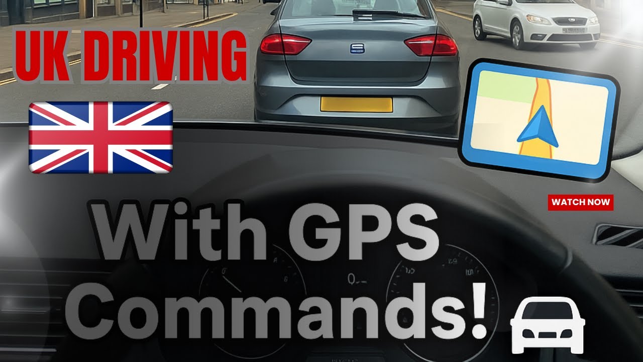 Driving Through Glasgow with GPS Commands | Real UK Sat Nav Experience